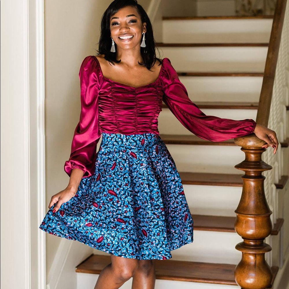 Francis & Benedict Wisteria skirt size Large